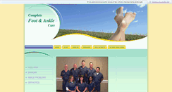 Desktop Screenshot of capefearpodiatryassociates.com